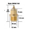 Pointeau et siege mikuni VM28-163 avec embout metallique