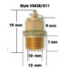 Pinteau et siege mikuni VM28/511 à embout viton