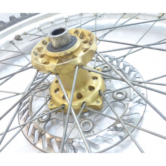 Roue avant moyeu usine Kawasaki KX 2000