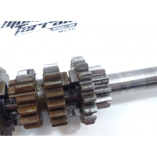 Arbre primaire de boite de vitesse Yamaha 125 YZ 1981