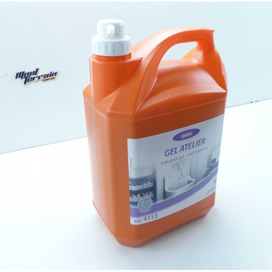 Gel savon mail atelier ARGOS 5 litres avec pompe!