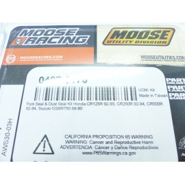 Kit spys + cache poussières Honda 125/250 cr 92-94